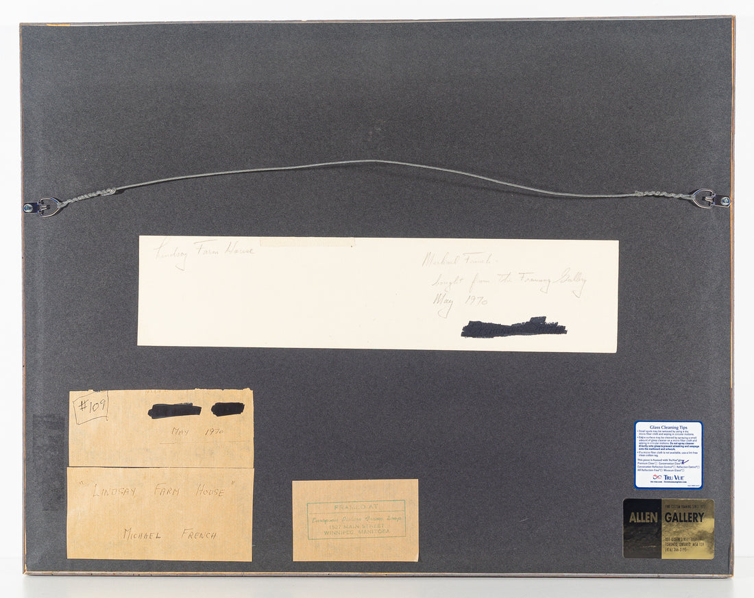 Attributed to Michael French (Canadian 1951) "Lindsay Farm House"