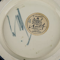 MOORCROFT Clematis Blue Ground Covered Bowl