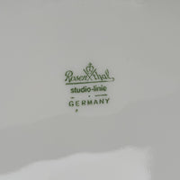 ROSENTHAL Hans T Baumann Gold On White Oval Vase 3085/28