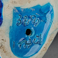 MARIO BELLINI Blue Cat Ceramic Sculpt 388