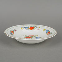 AYNSLEY Famille Rose Soup Plates Set Of 7