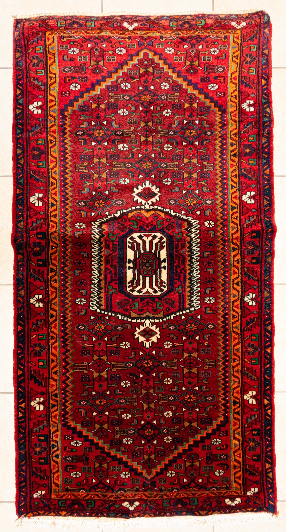Hand Knotted Wool Zanjan Persian Rug