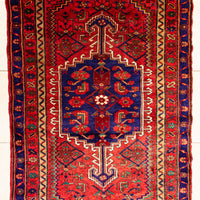 Hand Knotted Wool Zanjan Persian Rug