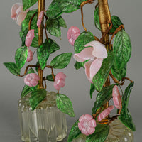 Art Glass Floral Centerpiece Trellis