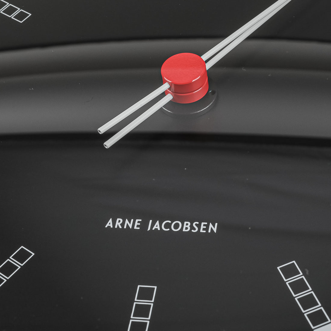 ROSENDAHL Arne Jacobsen BANKERS BLACK Wall Clock 43646 - Around The Block