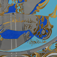 ROSENTHAL Bjorn Wiinblad Glass Christmas 1976 Wall Plate