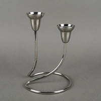GEORG JENSEN Swing Stainless Steel 2 Light Candle Holder