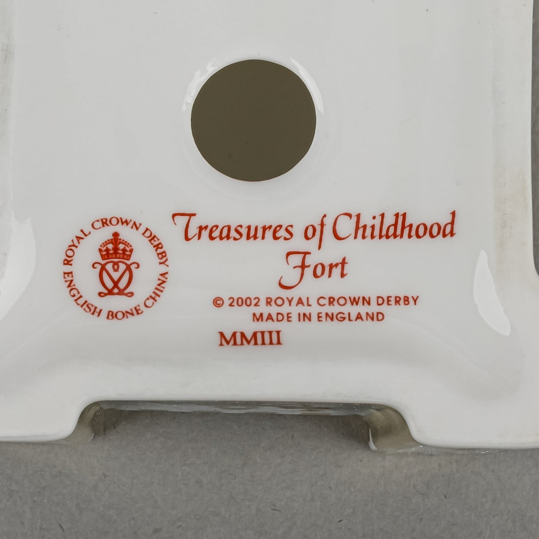 ROYAL CROWN DERBY Figurine Treasures of Childhood - Mini Fort