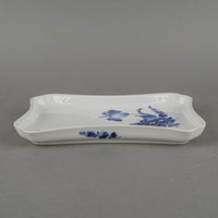 ROYAL COPENHAGEN Blue Flower Curved Cream And Sugar Tray 10/1694