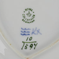 RCOPENHAGEN Blue Flower Leaf Shape Pickle Dish 10/1597