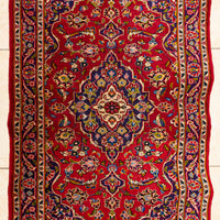 Hand Knotted Wool Kashan Persian Runner