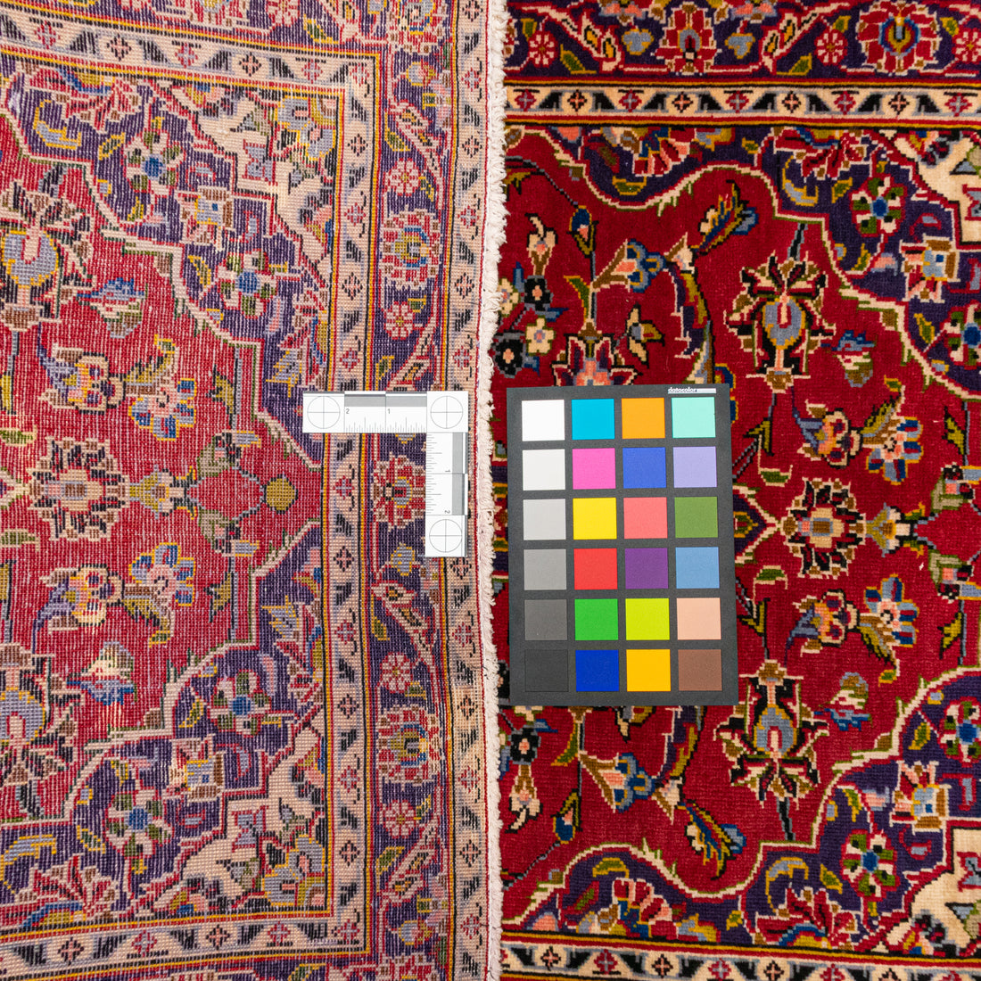 Hand Knotted Wool Kashan Persian Runner