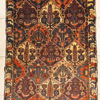 Hand Knotted Wool Bakhtiari Persian Rug