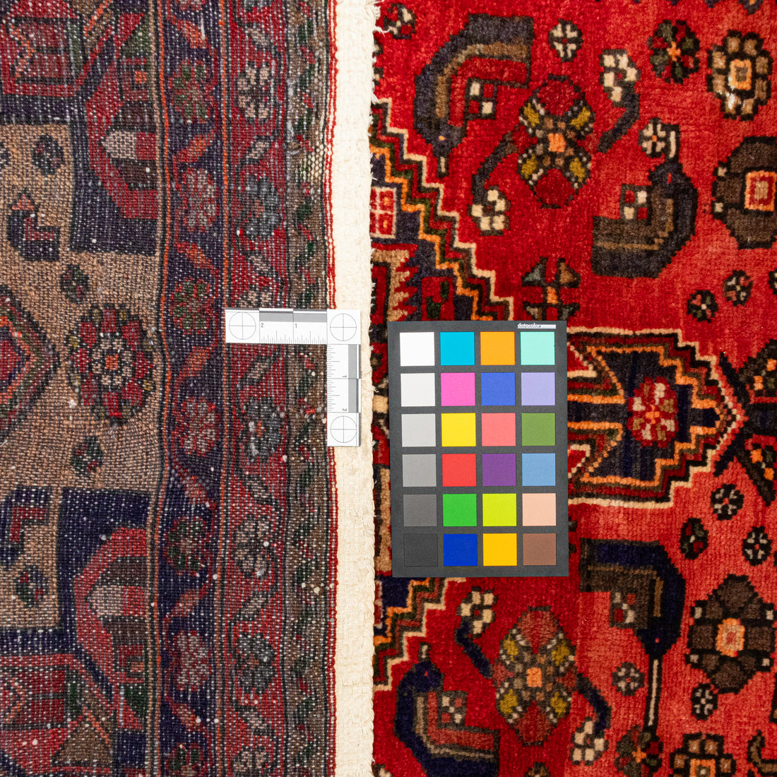 Hand Knotted Wool Hamadan Persian Rug