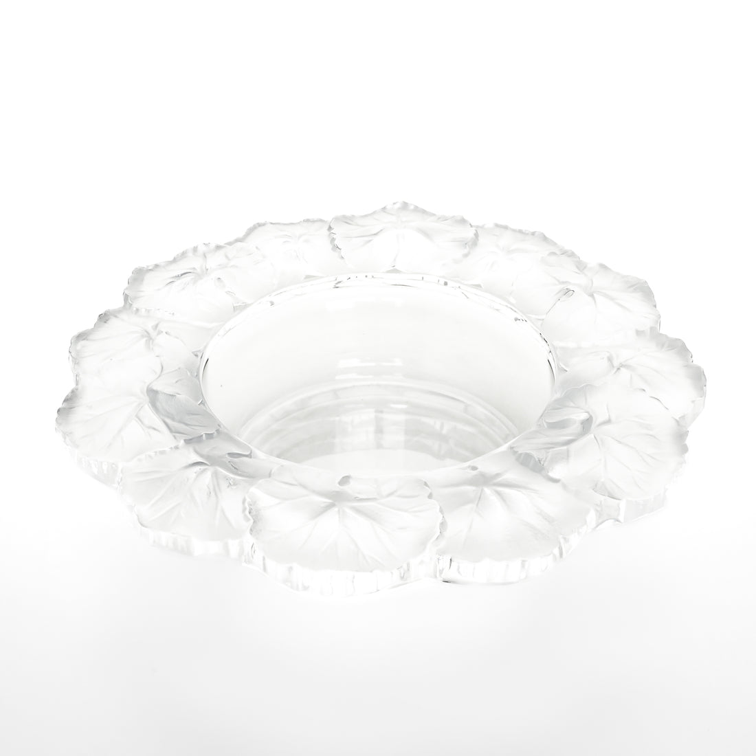 LALIQUE Honfleur/Geranium Bowl