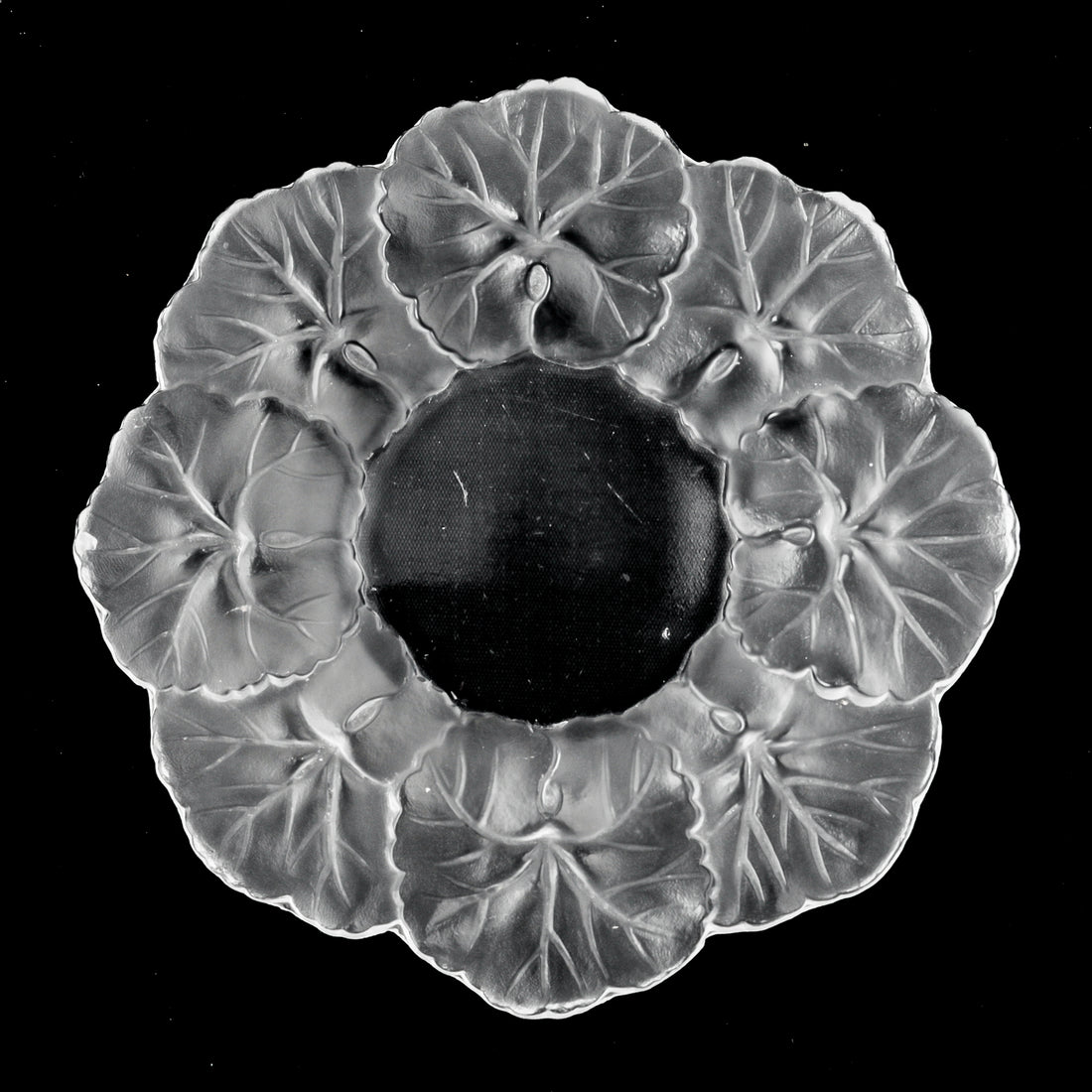 LALIQUE Honfleur/Geranium Small Plate
