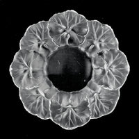 LALIQUE Honfleur/Geranium Small Plate