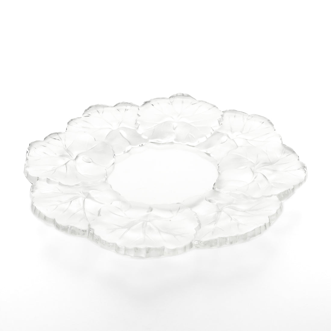 LALIQUE Honfleur/Geranium Small Plate