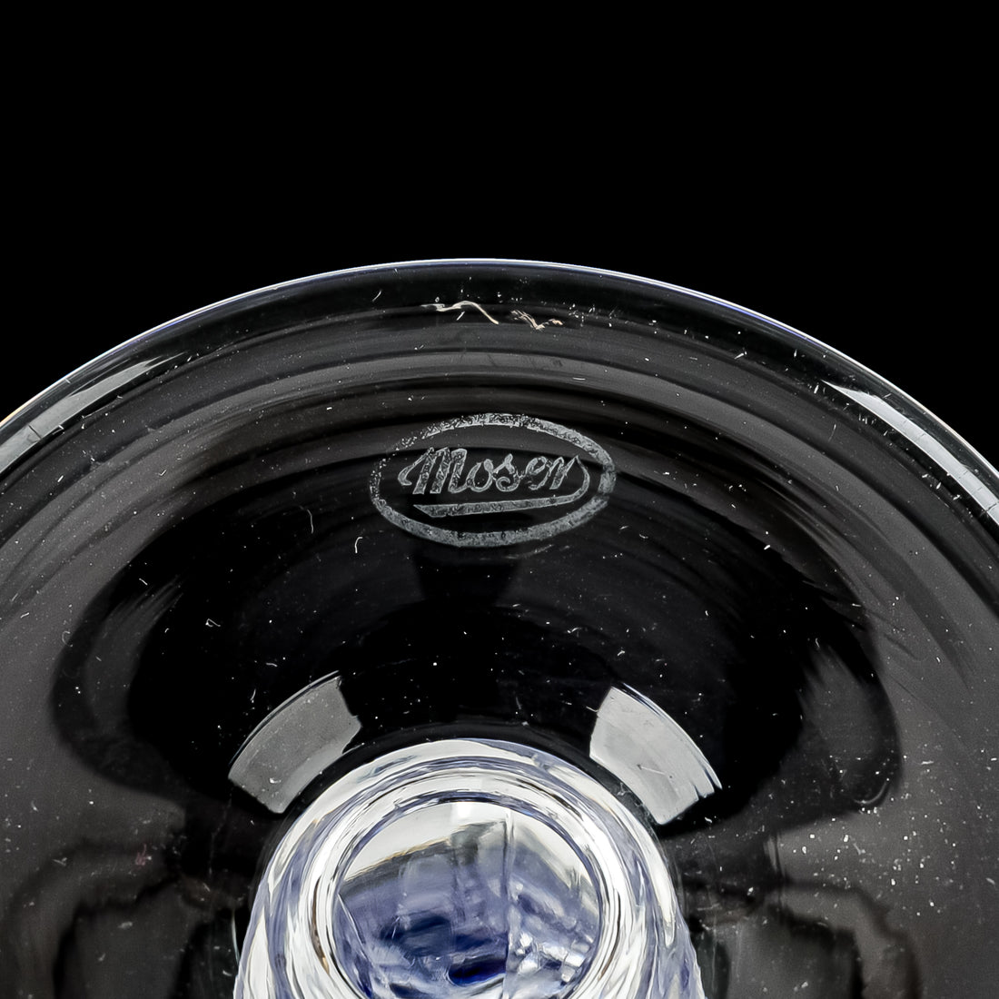 MOSER Whisky Birds Of The Wild Wine Glass - Cobalt
