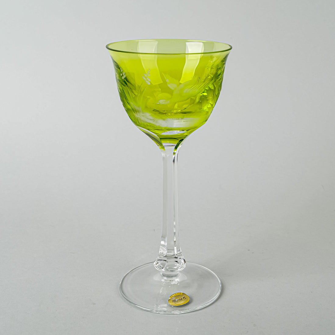 MOSER Whisky Birds Of The Wild Wine Glass - Chartreuse