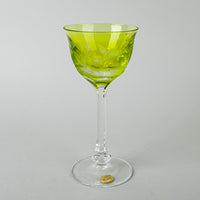 MOSER Whisky Birds Of The Wild Wine Glass - Chartreuse