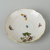 HEREND Rothchild Bird Espresso Cup & Saucer