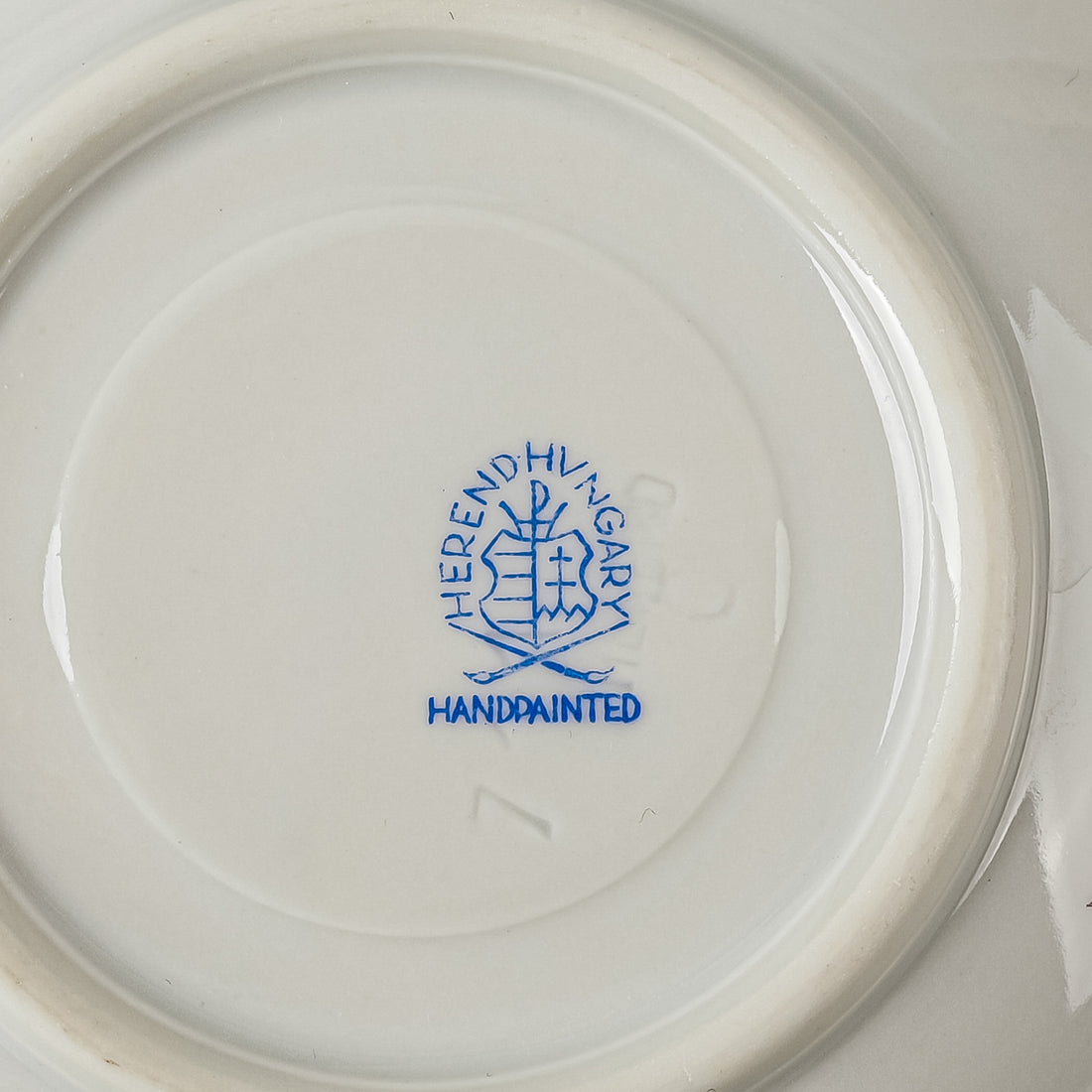 HEREND Rothchild Bird Espresso Cup & Saucer