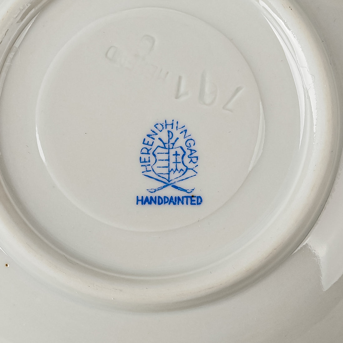 HEREND Rothchild Bird Espresso Cup & Saucer