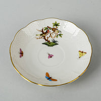 HEREND Rothchild Bird Espresso Cup & Saucer