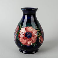MOORCROFT Anemone Blue Ground Vase
