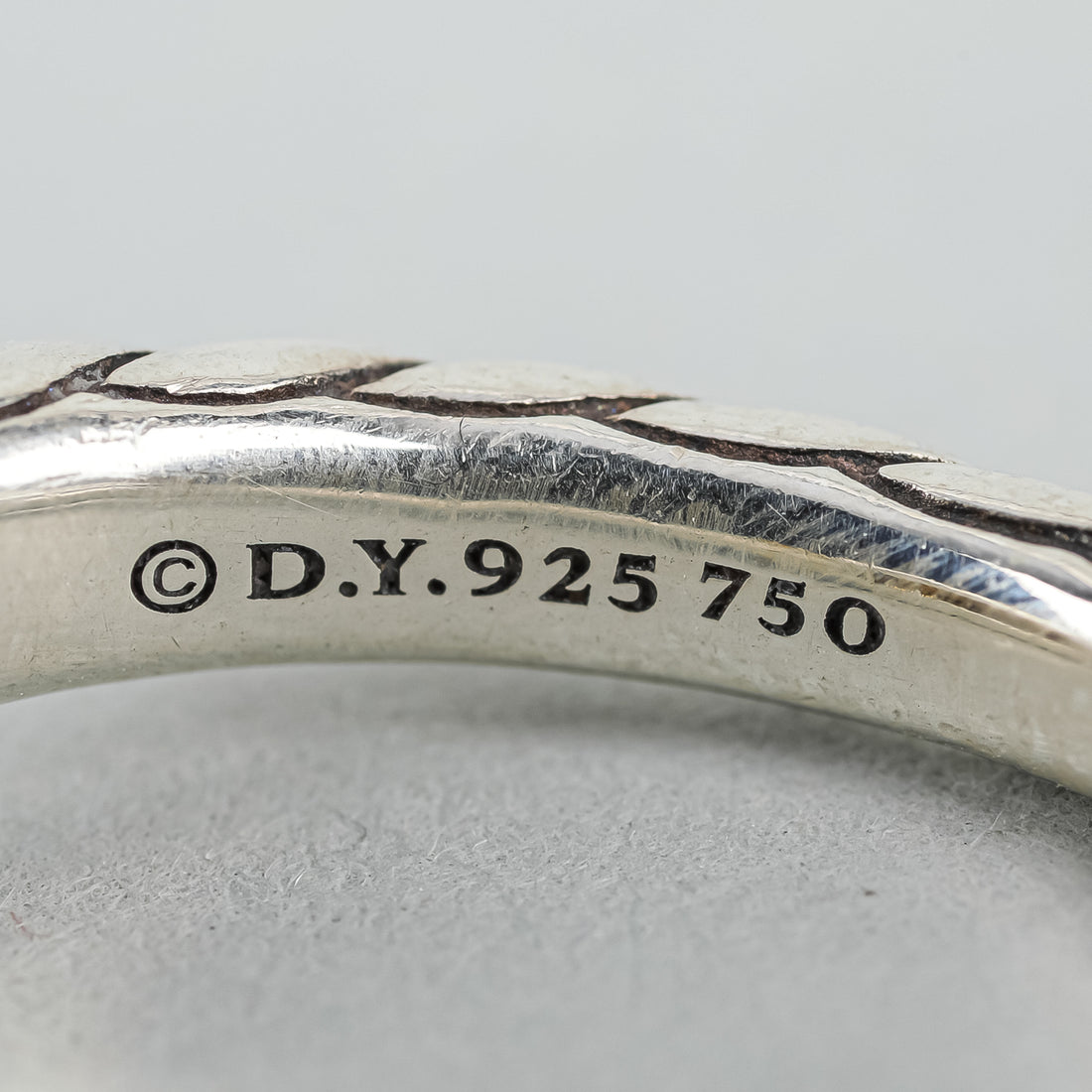 DAVID YURMAN Sterling Silver And 18K Madeira Citrine "Novella" Ring