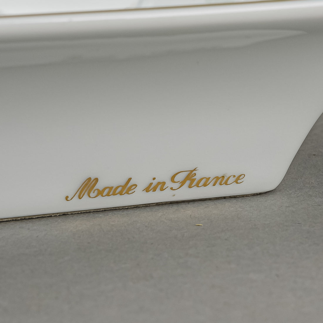 HERMES Zebra Green & Gold Ashtray