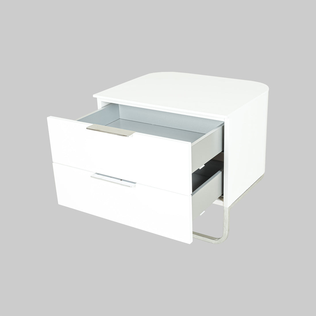 LIGNE ROSET Hyannis Port White Laquer End Tables Set of 2
