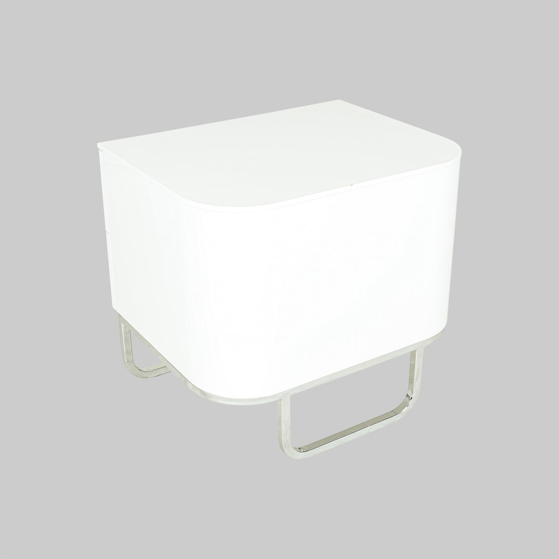 LIGNE ROSET Hyannis Port White Laquer End Tables Set of 2