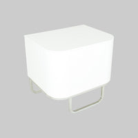 LIGNE ROSET Hyannis Port White Laquer End Tables Set of 2