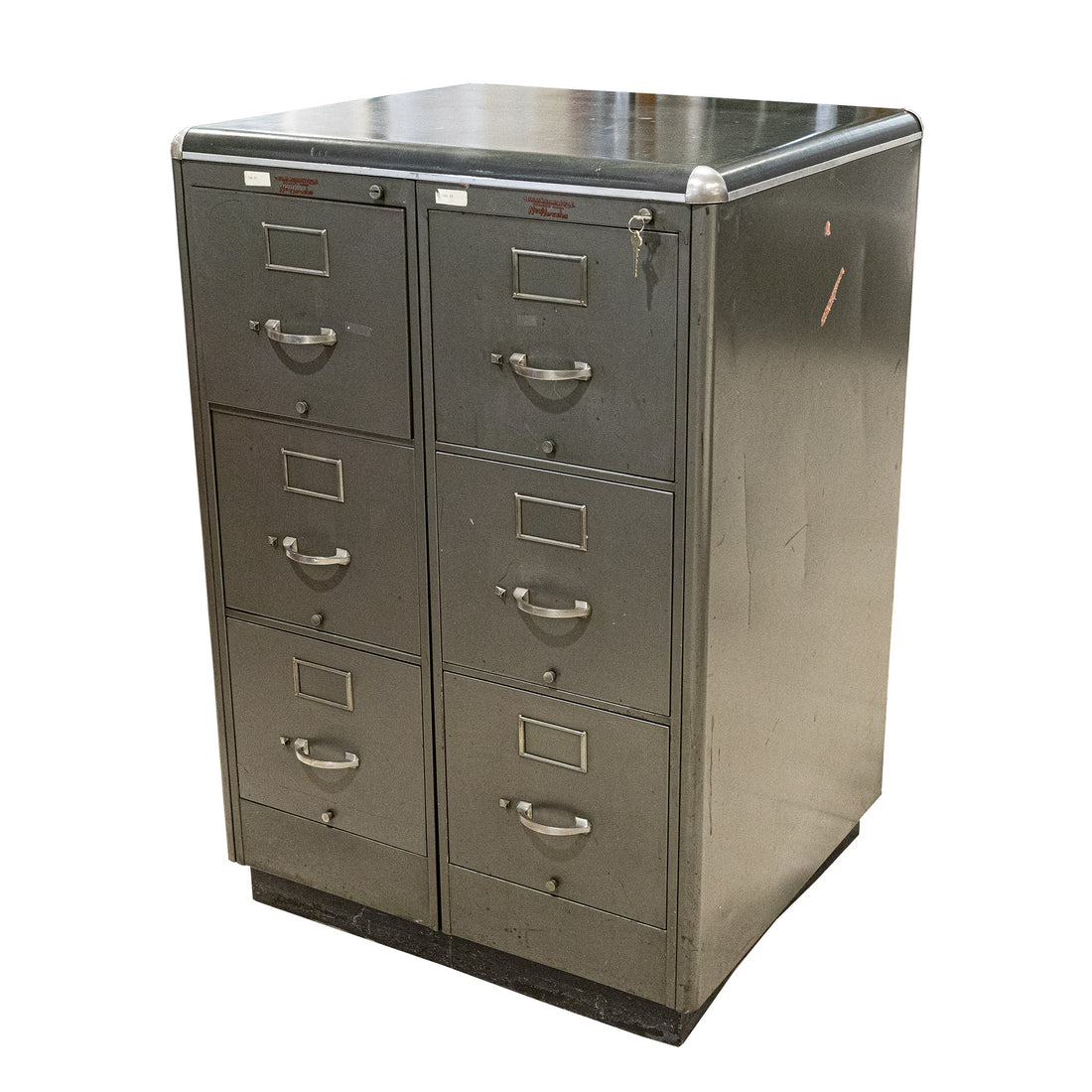 OFFICE SPECIALTY MFG CO Vintage Waterfall Steel Filing Cab
