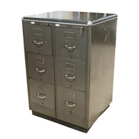 OFFICE SPECIALTY MFG CO Vintage Waterfall Steel Filing Cab