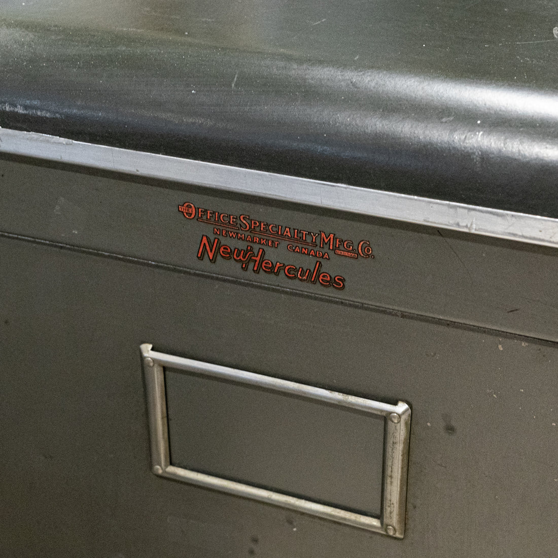 OFFICE SPECIALTY MFG CO Vintage Waterfall Steel Filing Cab