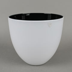 ORREFORS Lena Bergstrom PASTILLO Bowl White/Black