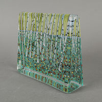 IITTALA Helja Liukko-Sundstrom DANCING LEAVES Glass Card