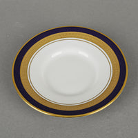 AYNSLEY Cobalt Royale Demitasse And Saucers Set Of 4