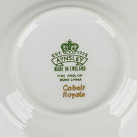 AYNSLEY Cobalt Royale Demitasse And Saucers Set Of 4