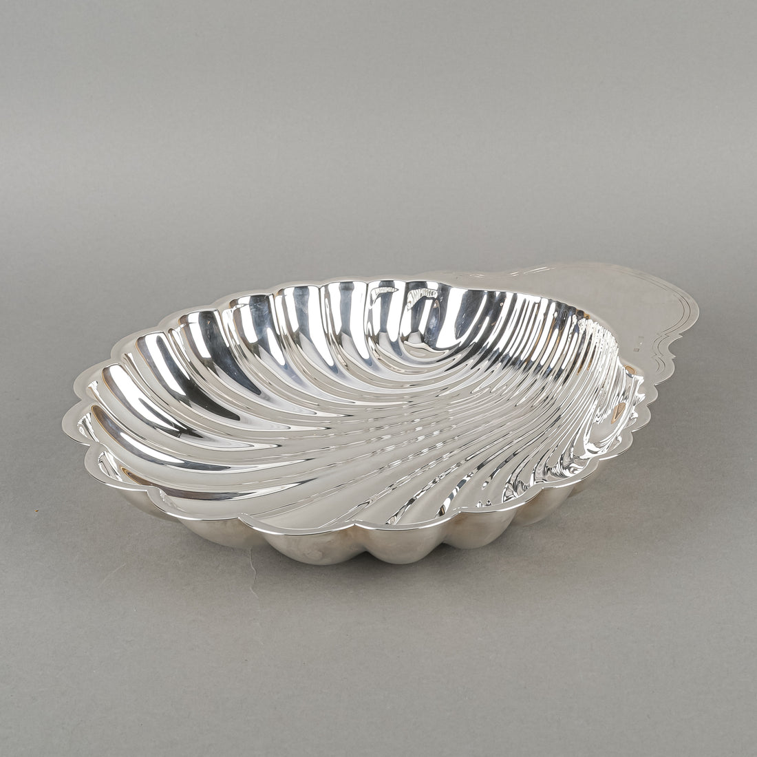 CHRISTOFLE Fleron Silver Plate Shell Dish