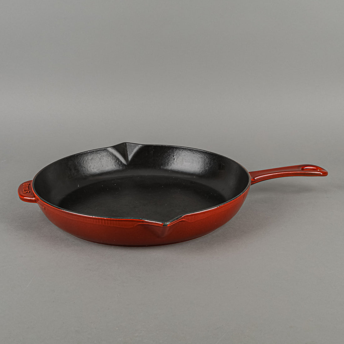 STAUB Cast Iron 30cm Skillet Red