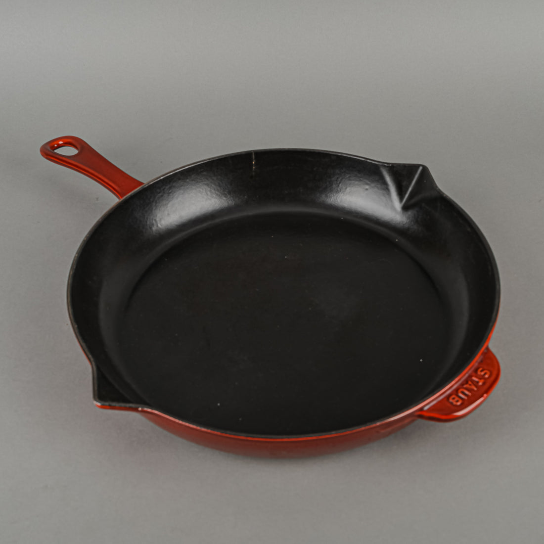 STAUB Cast Iron 30cm Skillet Red