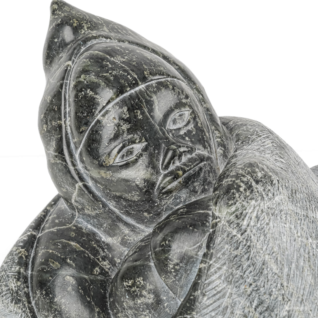 Simeonie Ohaituk (Inukjuak 1941) Man Sleeping In Bearskin