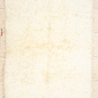 Sheep's Wool Flokati Style Rug         77"x62"