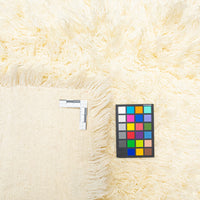 Sheep's Wool Flokati Style Rug         77"x62"