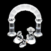SWAROVSKI Holy Family 167095 With Nativity Scene Arch 153974