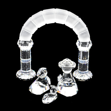 SWAROVSKI Holy Family 167095 With Nativity Scene Arch 153974